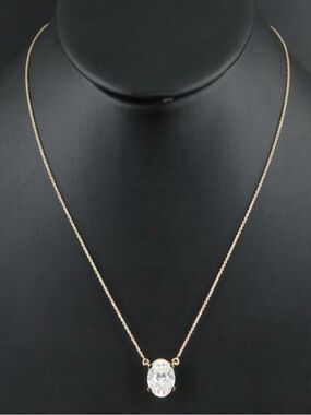 5 CT Lab Grown Diamond Solitaire Necklace
